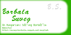 borbala suveg business card